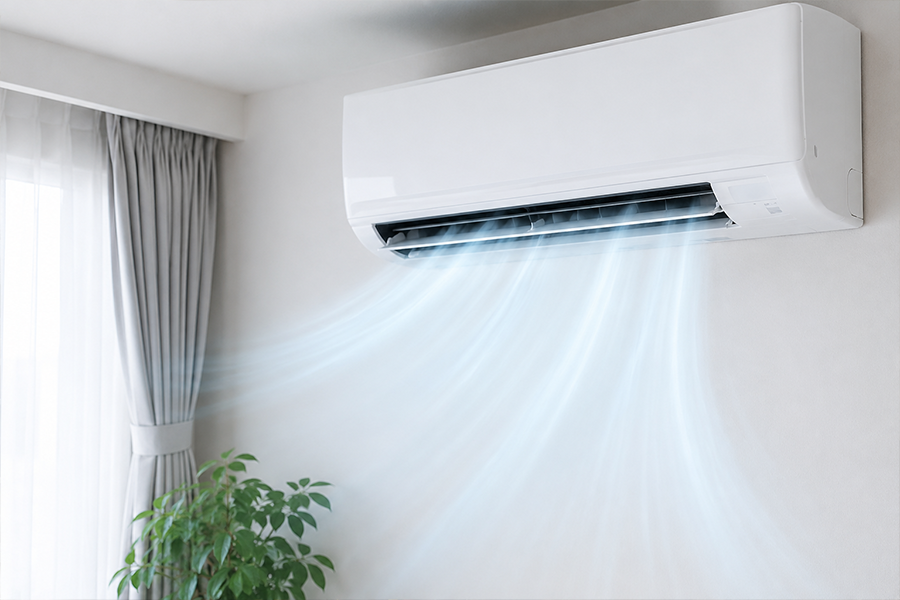 Fresh home air from modern AC system